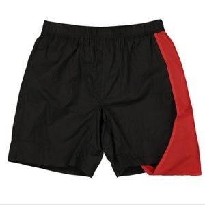 XANDER ZHOU BLACK SYNTHETIC SHORTS